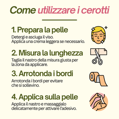 Face Taping Giapponese Cerotti Lifting Anti-Rughe